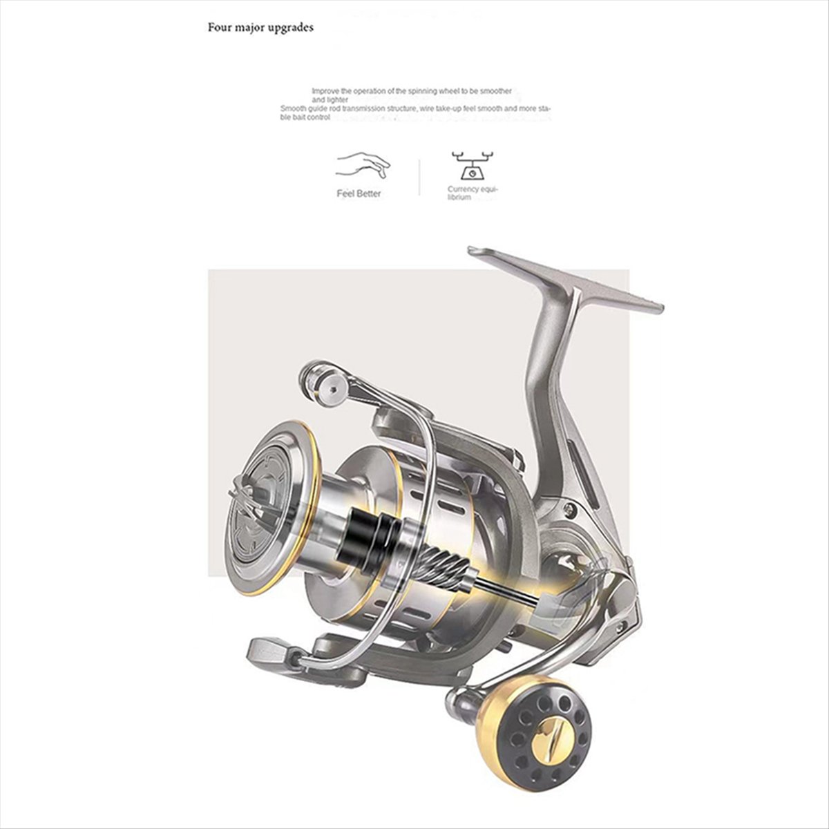 T34C New Style Fishing Reel, I - đánh giá và giá Reel Handle