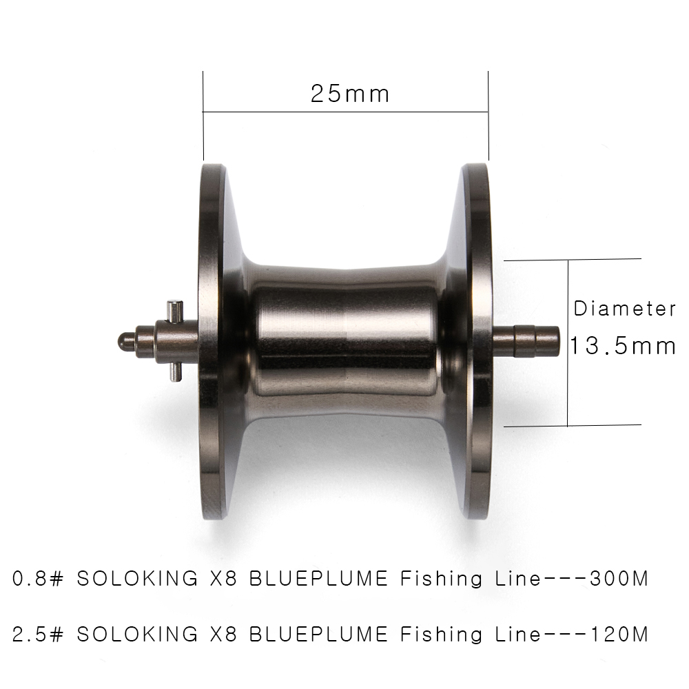 SOLOKING ASHMOON Deep Spool 5. - đánh giá và giá Reel Drag Knob