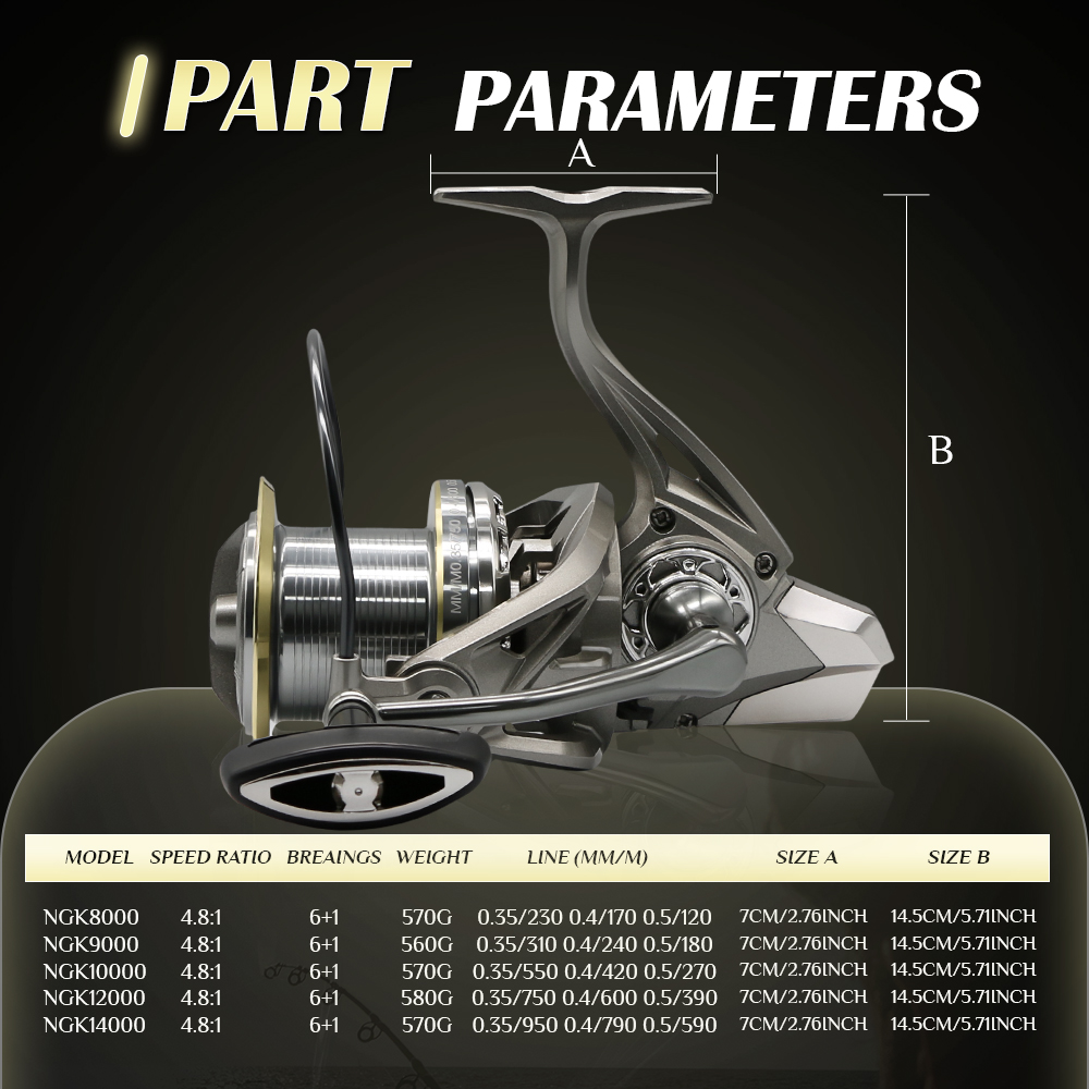 NGK Stainless Steel Bearing Sp - đánh giá và giá Trolling Reel